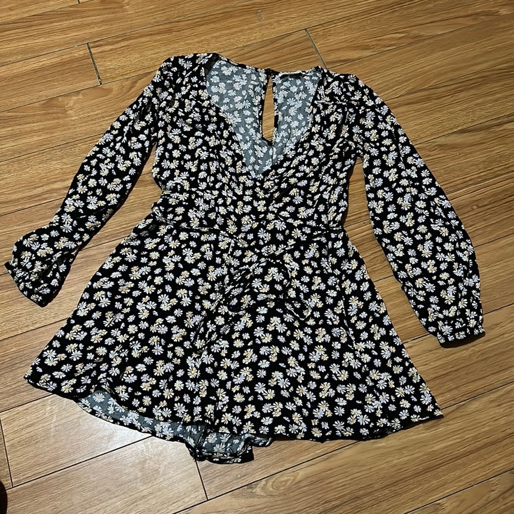 American Eagle Floral Romper